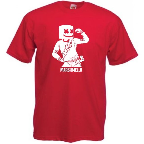 Ott voltam - Fortnite stílusban, rajz minima férfi rövid ujjú póló