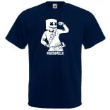 Ott voltam - Fortnite stílusban, rajz minima férfi rövid ujjú póló