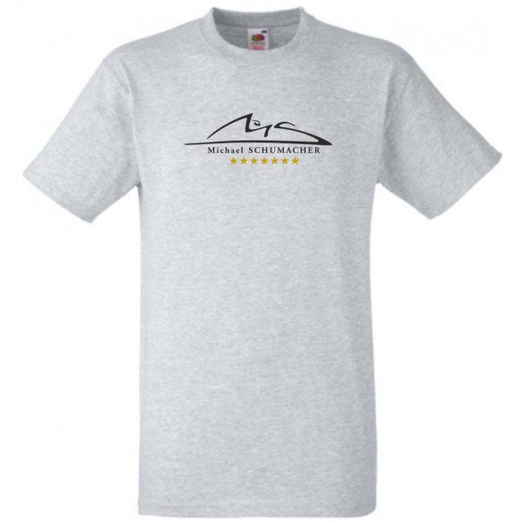 Retro Michael Schumacher férfi rövid ujjú póló