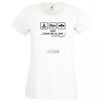 Eat Sleep Formula - Fan női rövid ujjú póló