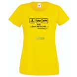 Eat Sleep Formula - Fan női rövid ujjú póló