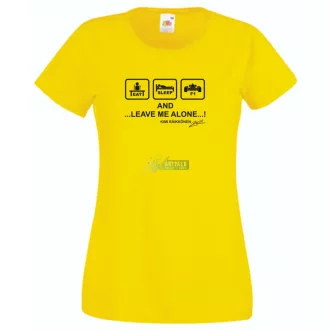 Eat Sleep Formula - Fan női rövid ujjú póló