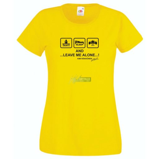 Eat Sleep Formula - Fan női rövid ujjú póló