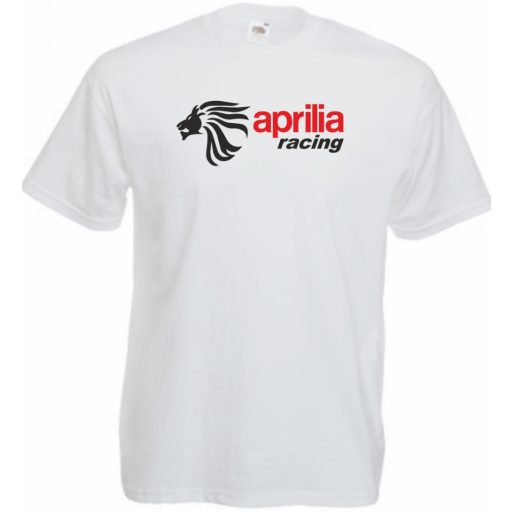 Motor fan Aprilia racing férfi rövid ujjú póló