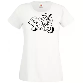 Motor fan Suzuki Hayabusa női rövid ujjú póló