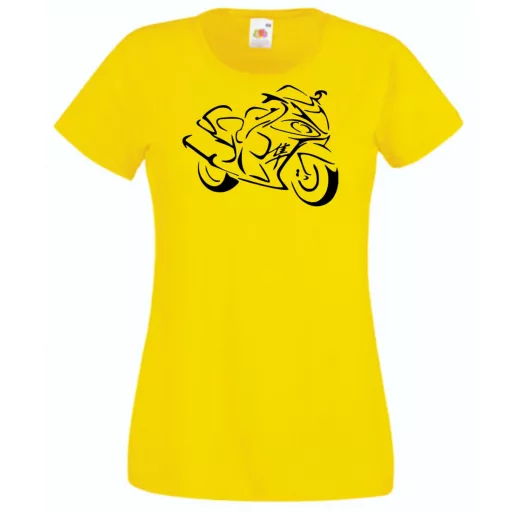 Motor fan Suzuki Hayabusa női rövid ujjú póló