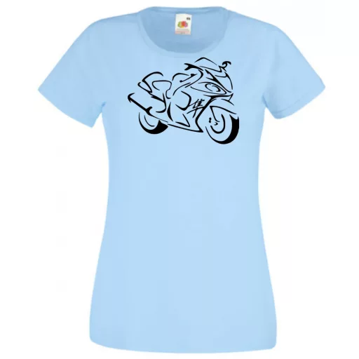 Motor fan Suzuki Hayabusa női rövid ujjú póló