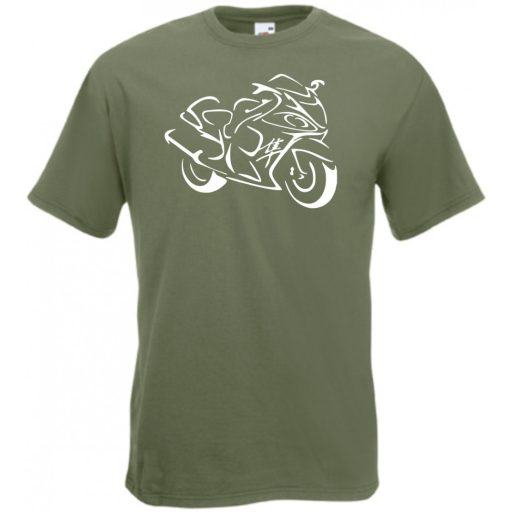 Motor fan Suzuki Hayabusa férfi rövid ujjú póló