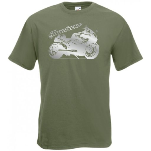 Motor fan Suzuki Hayabusa férfi rövid ujjú póló