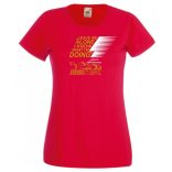 Autóverseny rajongó - Leave Me ... női rövid ujjú póló