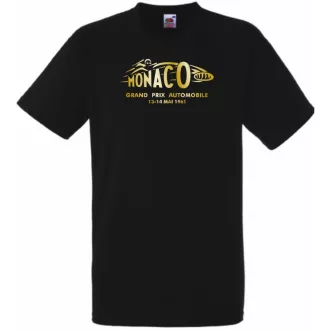   Autóverseny rajongó - Retro Monaco1961 férfi rövid ujjú póló