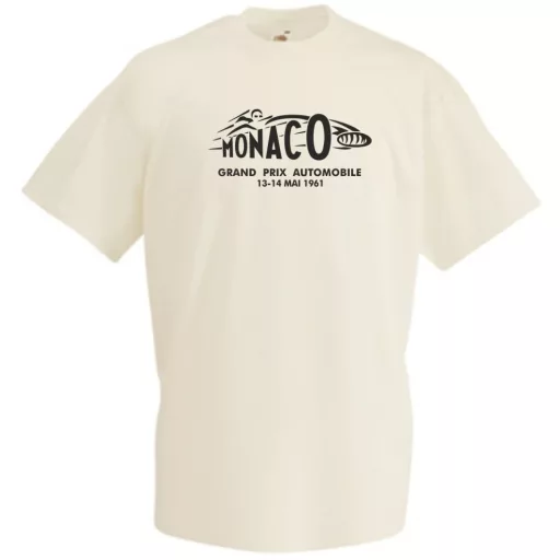 Autóverseny rajongó - Retro Monaco1961 férfi rövid ujjú póló
