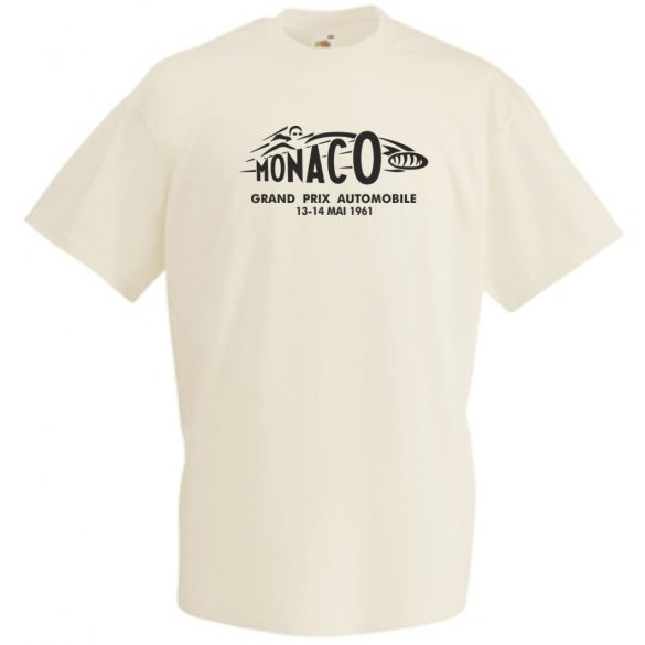 Autóverseny rajongó - Retro Monaco1961 férfi rövid ujjú póló