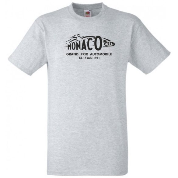 Autóverseny rajongó - Retro Monaco1961 férfi rövid ujjú póló