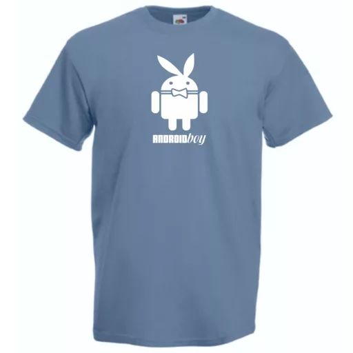 Humor - Android Boy férfi rövid ujjú póló