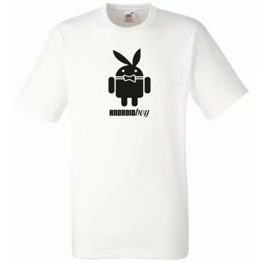 Humor - Android Boy férfi rövid ujjú póló