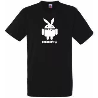 Humor - Android Boy férfi rövid ujjú póló