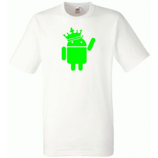 Humor - Android - The King férfi rövid ujjú póló