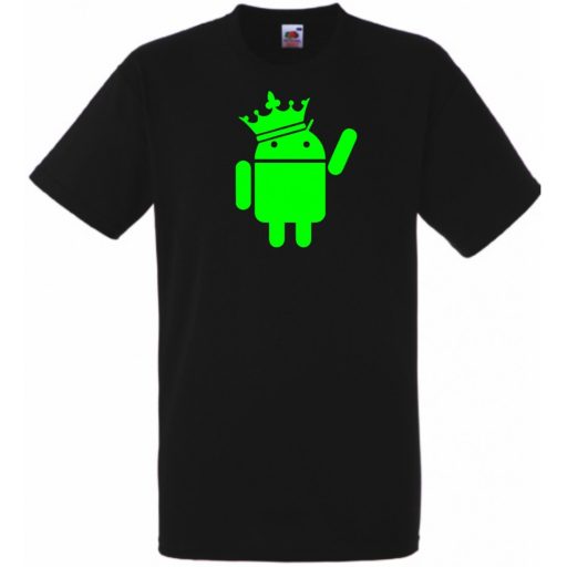Humor - Android - The King férfi rövid ujjú póló