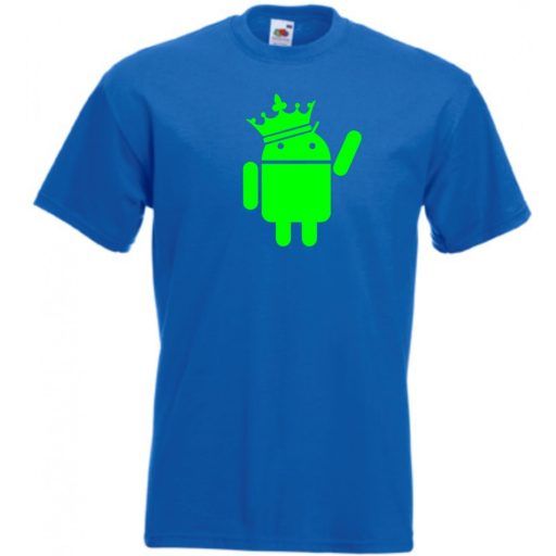 Humor - Android - The King férfi rövid ujjú póló