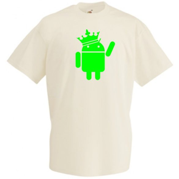 Humor - Android - The King férfi rövid ujjú póló