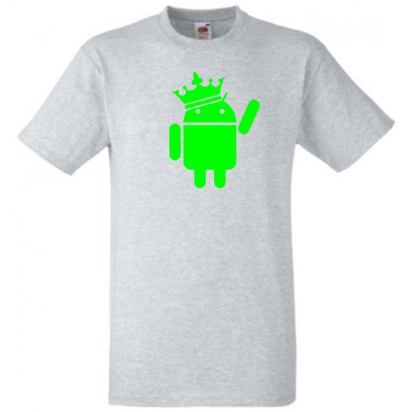 Humor - Android - The King férfi rövid ujjú póló