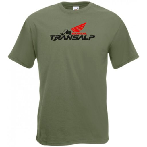 Motor fan Transalp férfi rövid ujjú póló