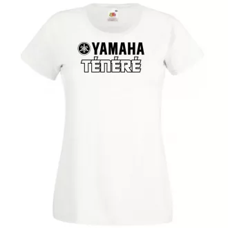 Retro Motor fan Yamaha Tenere női rövid ujjú póló