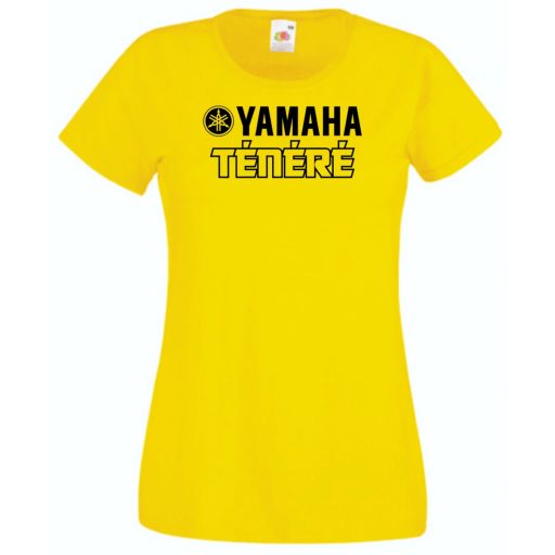 Retro Motor fan Yamaha Tenere női rövid ujjú póló