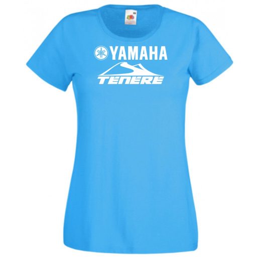 Retro Motor fan Yamaha Tenere női rövid ujjú póló