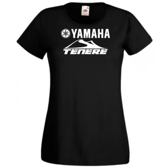 Retro Motor fan Yamaha Tenere női rövid ujjú póló