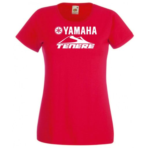 Retro Motor fan Yamaha Tenere női rövid ujjú póló