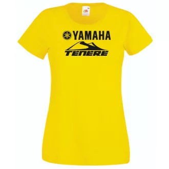 Retro Motor fan Yamaha Tenere női rövid ujjú póló