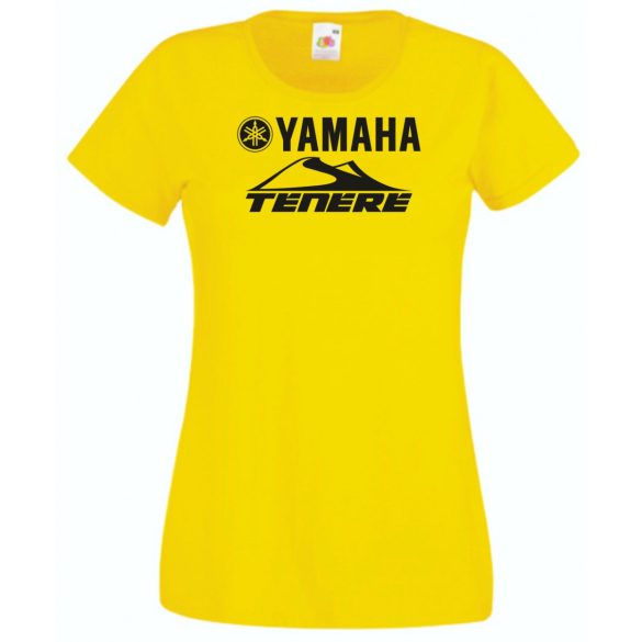 Retro Motor fan Yamaha Tenere női rövid ujjú póló