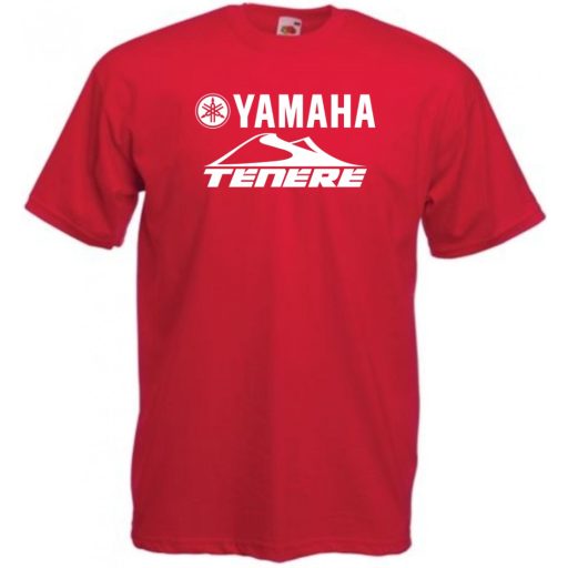 Retro Motor fan Yamaha Tenere férfi rövid ujjú póló