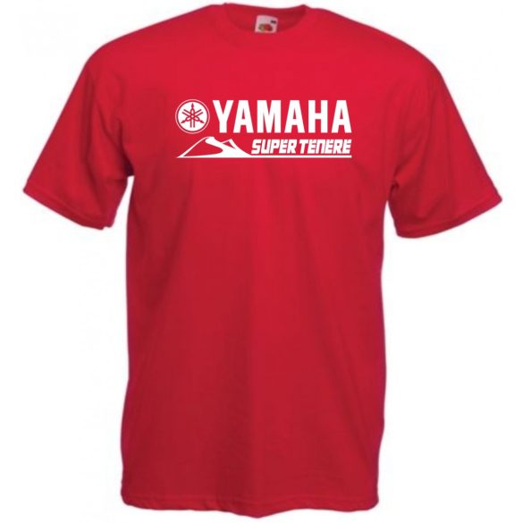 Retro Motor fan Yamaha Super Tenere férfi rövid ujjú póló