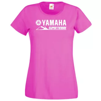 Retro Motor fan Yamaha Super Tenere női rövid ujjú póló