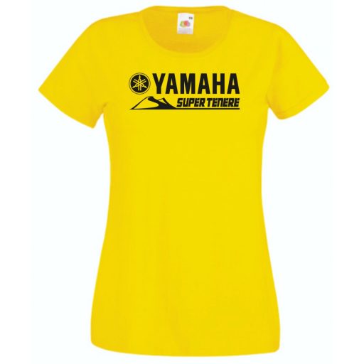 Retro Motor fan Yamaha Super Tenere női rövid ujjú póló