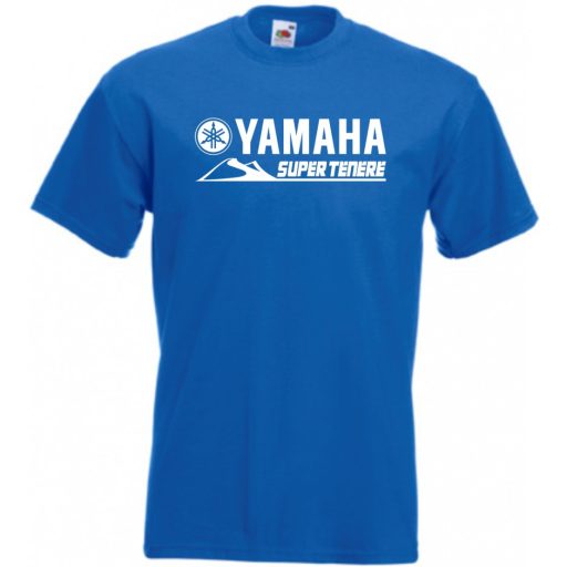 Retro Motor fan Yamaha Super Tenere férfi rövid ujjú póló