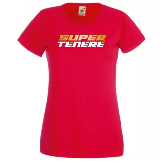 Retro Motor fan Yamaha Super Tenere női rövid ujjú póló