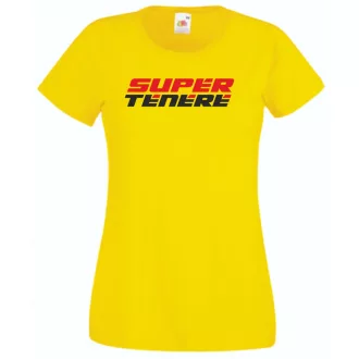 Retro Motor fan Yamaha Super Tenere női rövid ujjú póló