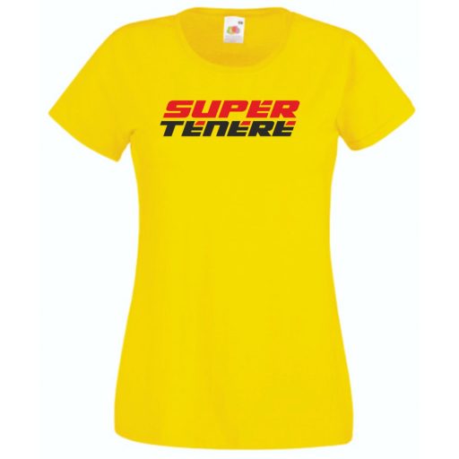 Retro Motor fan Yamaha Super Tenere női rövid ujjú póló