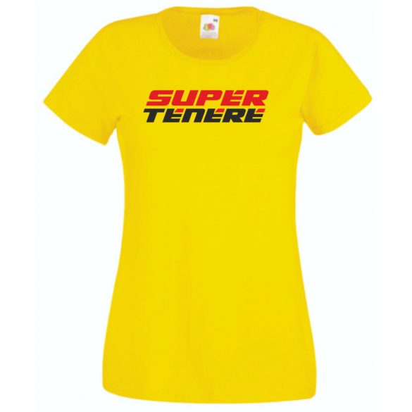 Retro Motor fan Yamaha Super Tenere női rövid ujjú póló