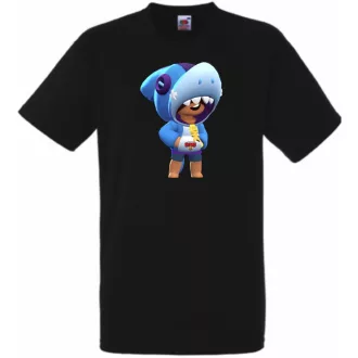   Kis barátaink Funny Brawl Stars stílus - Shark Leon gyerek rövid ujjú póló