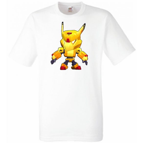 Kis barátaink Funny Brawl Stars stílus - Gold Mecha Crow gyerek rövid ujjú póló