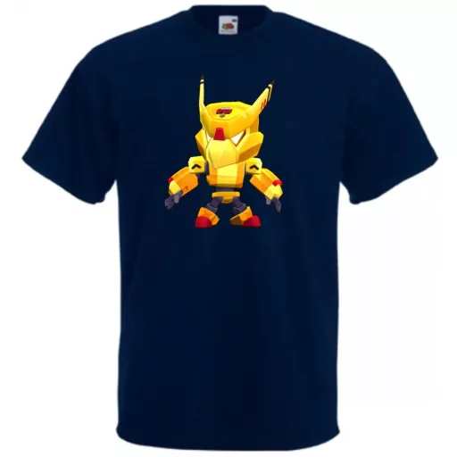Kis barátaink Funny Brawl Stars stílus - Gold Mecha Crow gyerek rövid ujjú póló