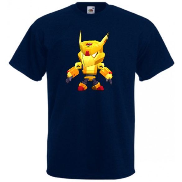 Kis barátaink Funny Brawl Stars stílus - Gold Mecha Crow gyerek rövid ujjú póló