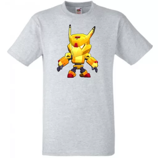 Kis barátaink Funny Brawl Stars stílus - Gold Mecha Crow gyerek rövid ujjú póló