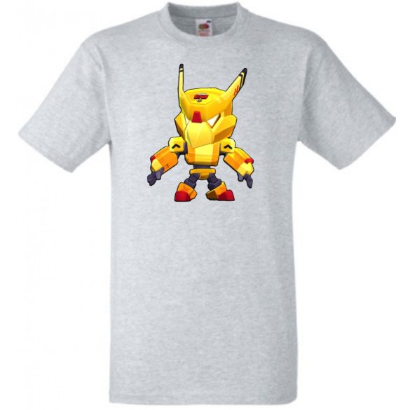 Kis barátaink Funny Brawl Stars stílus - Gold Mecha Crow gyerek rövid ujjú póló