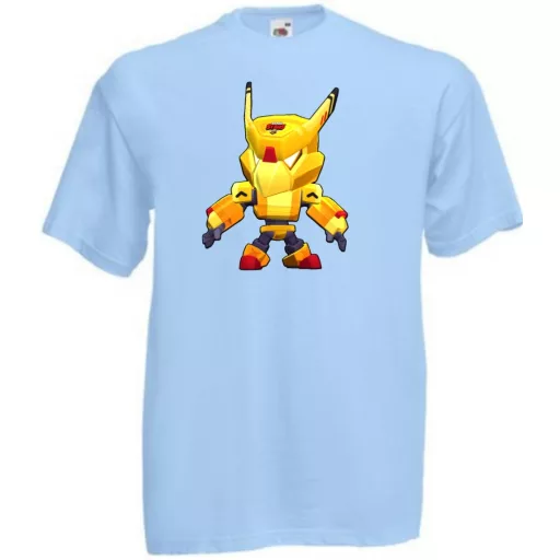 Kis barátaink Funny Brawl Stars stílus - Gold Mecha Crow gyerek rövid ujjú póló